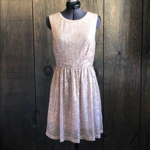 Forever 21 Light pink sequin dress
